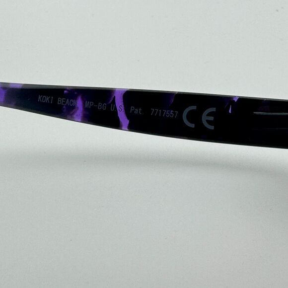Maui Jim Japan MJ433-28T KOKI BEACH 56-16-130 Purple Tort Sunglasses Frame 12803 main image 6